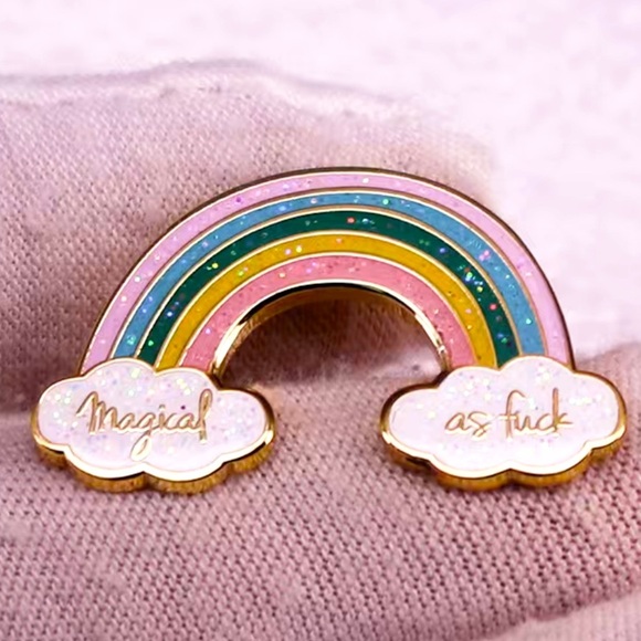 Magical People Rainbow Pin - Picture 1 of 2